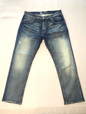 Arizona 360 Stretch Flex Men Blue Jeans Distressed Size 36/30 Athletic Fit